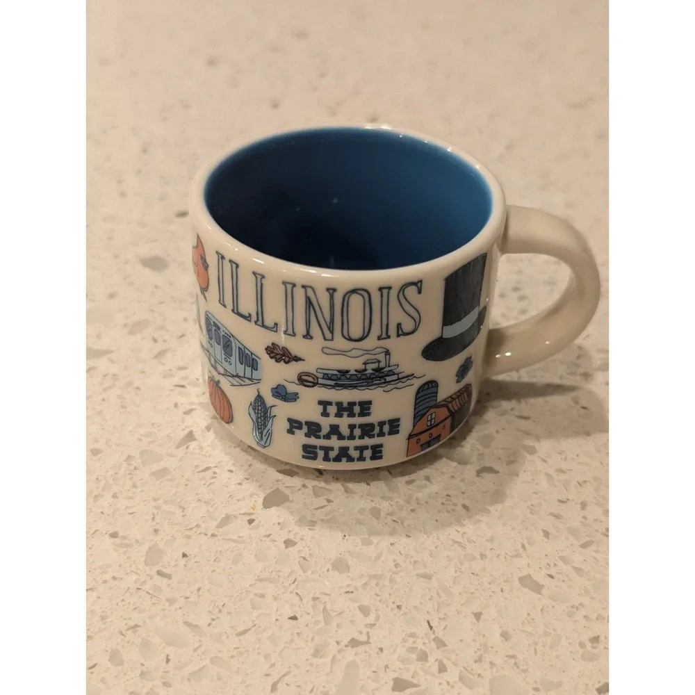 Starbucks ILLINOIS Been There Series Collectible Ornament Expresso 2oz Mini Mug - Picture 1 of 9